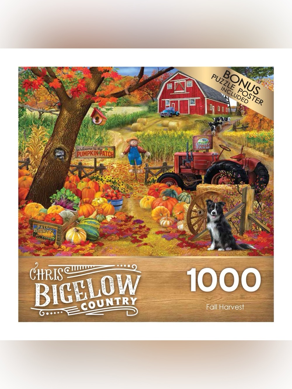 Chris Bigelow Fall Harvest Puzzle - 1000 Pieces (1.2 lbs)